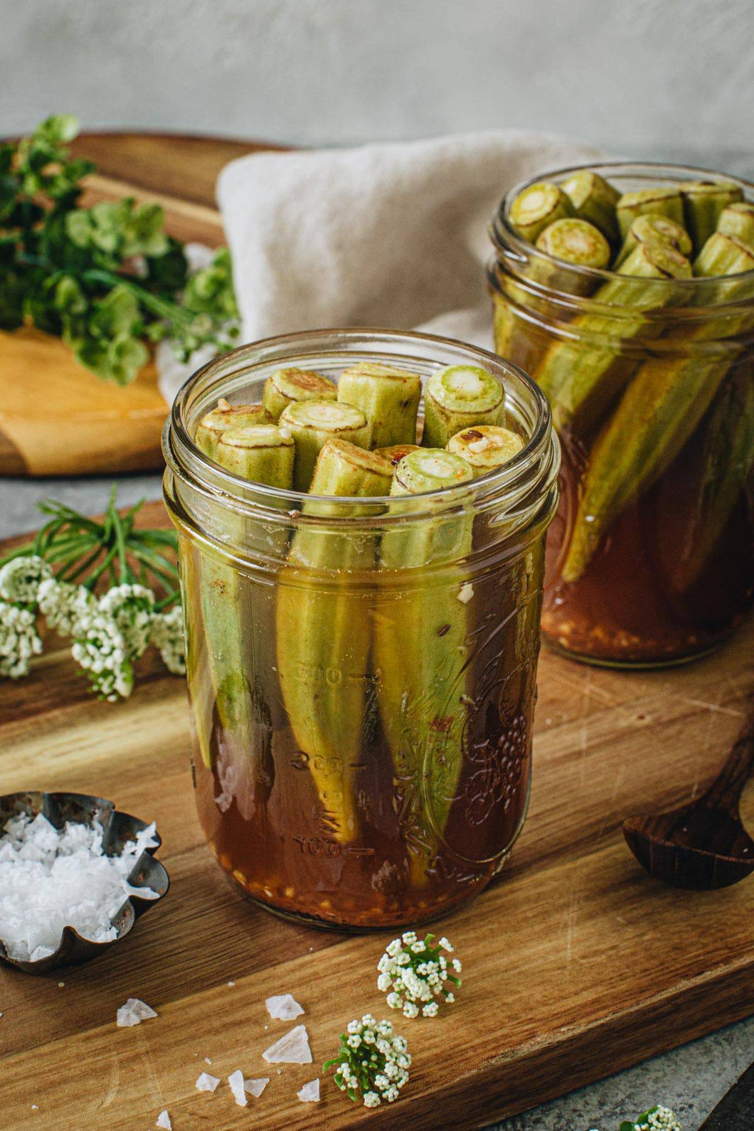 Harvest Barn Pickled Okra (467g)