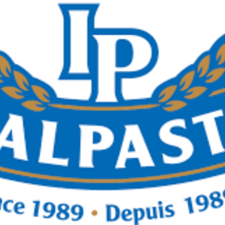  Ital pasta logo with blue banner and wheat design