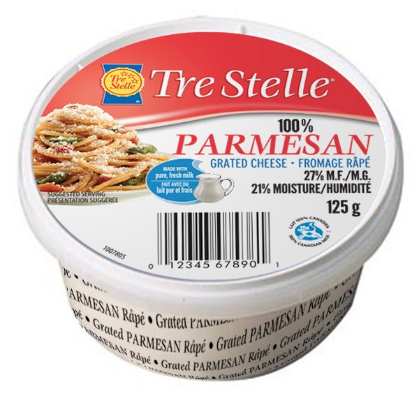 Tre Stelle Grated Parmesan Cheese (125g)