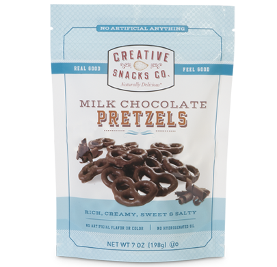 Chocolate and Yogurt Pretzels - Creative Snacks Co. [6 options]